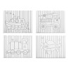 QUADRO PARA MANUALIDADES 30X40CM VEICULOS SORT 4