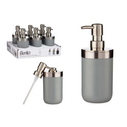 DOSIFICADOR PLATEADO GRIS 350ML