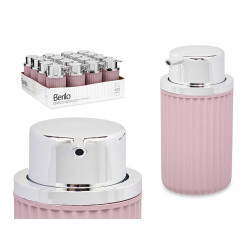 DISPENSADOR JABON PLASTICO 420ML ROSA