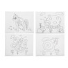 CRAFT CANVAS 30X40CM ANIMALS ASSORT 4