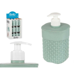 DOSIFICADOR PLASTICO BAÑO 580ML VERDE MENTA