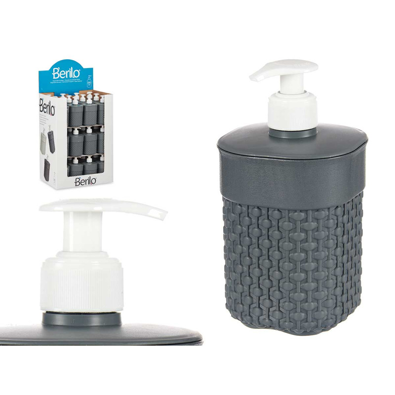 DISTRIBUTEUR PLASTIQUE BAIN 580ML ANTHRACITE