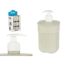 DOSIFICADOR PLASTICO BAÑO 580ML BEIGE