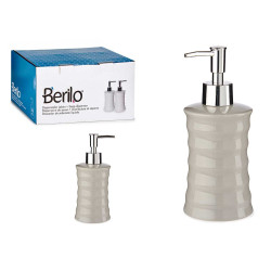 DOSIFICADOR BAÑO ONDAS BAMBU GRIS