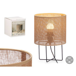LAMPE DE TABLE ABAT-JOUR NATUREL