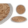 NAPPERON NATUREL REBORD GRIS 30CM