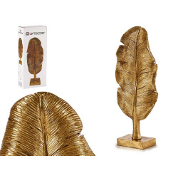 HOJA CON SOPORTE DORADA GRANDE