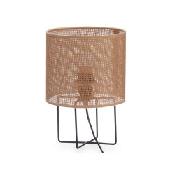 LAMPE DE TABLE ABAT-JOUR NATUREL