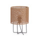 LAMPE DE TABLE ABAT-JOUR NATUREL