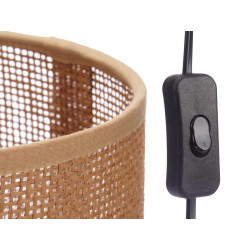 LAMPE DE TABLE ABAT-JOUR NATUREL