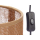 LAMPE DE TABLE ABAT-JOUR NATUREL