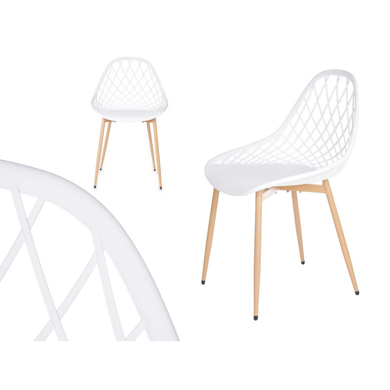 SILLA REJILLA BLANCA