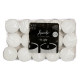 SET 30 TEA LIGHT BLANCO 3H