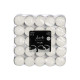 SET 100 TEA LIGHT BLANCO  3H