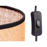 LAMPE DE TABLE BASE CORDE