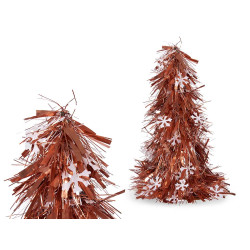 ARBRE DE NOEL GUIRLANDE 31CM CUIVRE