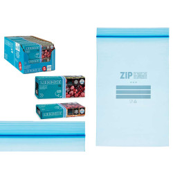 BOLSA CONGELACION ZIP 20UDS PEQUEÑA 17X25 2CM