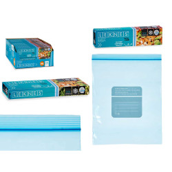 BOLSA CONGELACION ZIP 15UDS MEDIANA 25X30 2CM