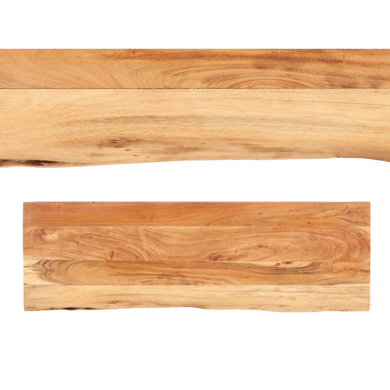 MOVEL ENTRADA MADEIRA LIVE EDGE 120 X 35 X 77 CM