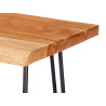 MESA RECIBIDOR MADERA LIVE EDGE 120 X 35 X 77 CM
