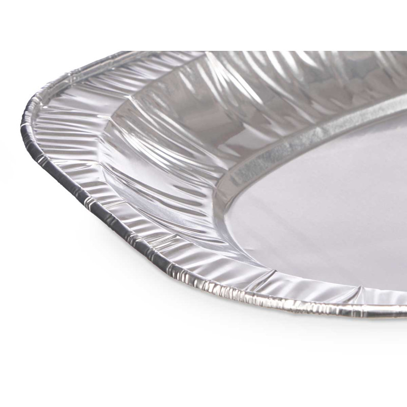 SET 4 BANDEJAS OVALADAS ALUMINIO 35X24CM