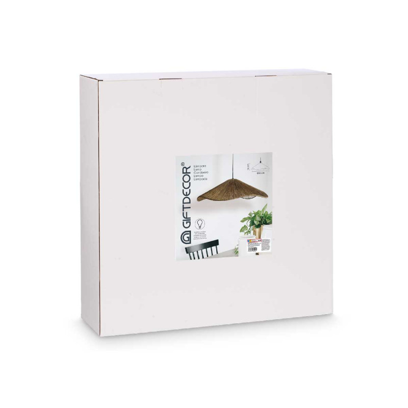LAMPARA TECHO 55CM VUELO CUERDA