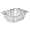 SET 3 RECT ALUMINUM DEEP TRAYS  32X26CM