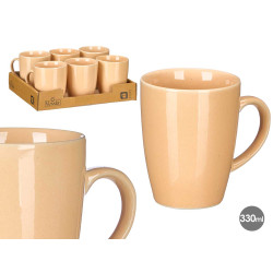 CARAFE MUG BEIGE 330ML