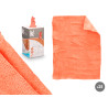 SET 25 CHIFFONS EN MICROFIBRE ORANGE 30X23CM