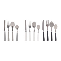 SET 4 CUTLERY ASSORTED 3 NEUTRAL COLOURS
