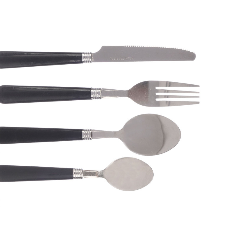 SET 4 CUTLERY ASSORTED 3 NEUTRAL COLOURS