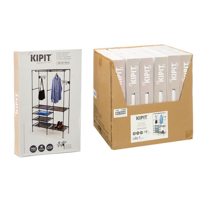 ARMOIRE D'ORGANISATION DOUBLE CINTRE