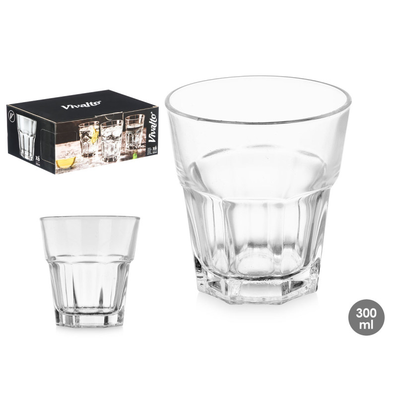 COPO VIDRO TRANSPARENTE 300ML