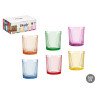 VERRE RAYÉ 360ML ASSORT 6 COULEURS