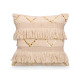 CUSHION SEQUINS NATURAL 45X45 CM