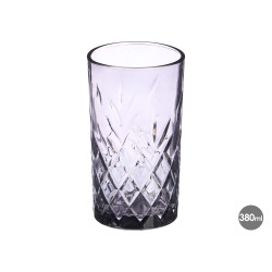 VASO TROQUELADO 380ML HUMO