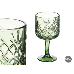 CALICE FUSTELLATO 380ML VERDE
