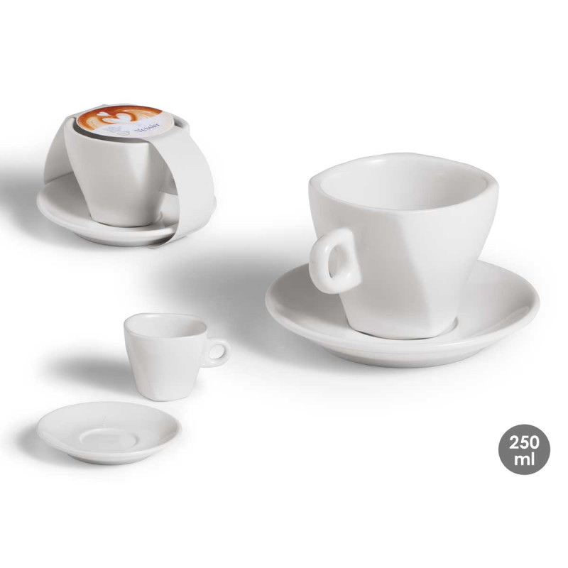 CHAVENA CAFE PORCELANA BOCA LARGA PIRES 220 ML. PO