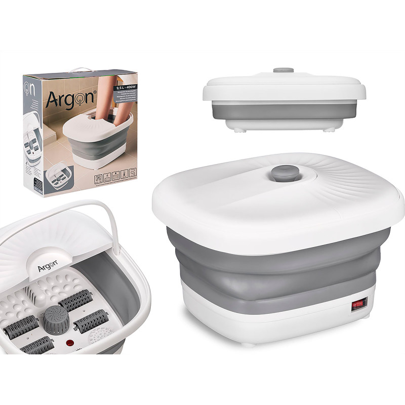 MASSEUR DE PIEDS PLIABLE EN SILICONE 9,5L 400W