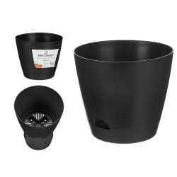 VASO NERO DI 30,5 CM DI DIAMETRO