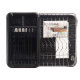 FLAT BLACK DISH DRAINER WITH TRAY CONTAINER