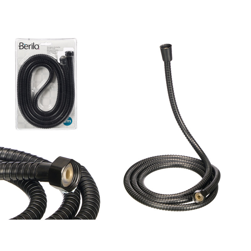 SHOWER HOSE 2M BLACK