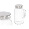 JARRA BOROSILICATO REDONDA TAPA ACERO 1,2L