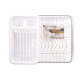 FLAT WHITE DISH DRAINER WITH TRAY CONTAINER