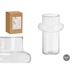 VASE CRISTAL NUAGE 8X18CM