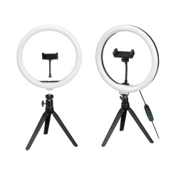 SELFIE RING LIGHT LOW TRIPOD