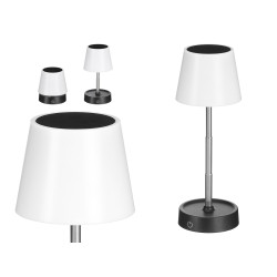 BLACK TELESCOPIC TABLE LAMP
