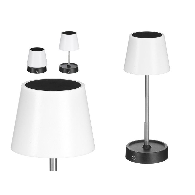 BLACK TELESCOPIC TABLE LAMP