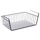 SOPORTE NEGRO METAL CESTO 40 X 25,5 X 14 CM