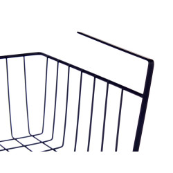 SUPPORTO NERO METALLO CESTO 40 X 25,5 X 14 CM